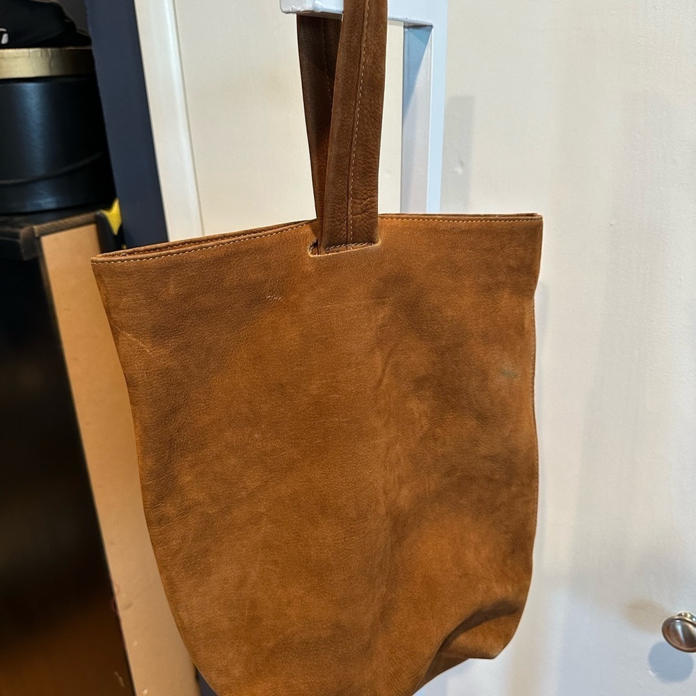 Tan Leather Tote bag
